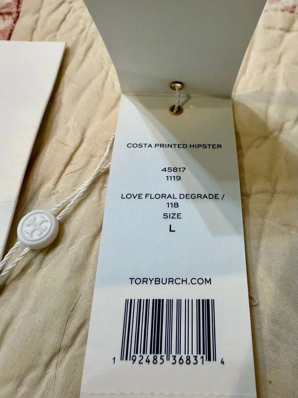 Tory Burch Costa Hipster Love Floral Bikini Bottom